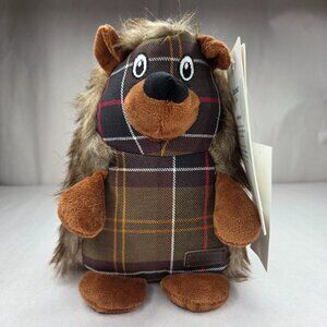 NWT Barbour Hedgehog Plush Dog Toy